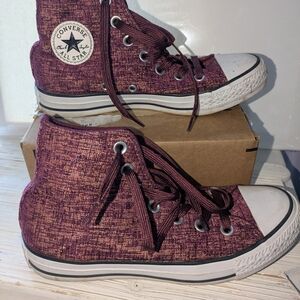 Converse Chuck Taylor All Star High Top Sneakers - Burgundy